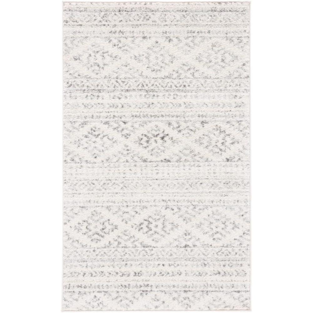 image:imageSAFAVIEH Area Rug 8x10 Tulum Collection Large Ivory amp Navy Moroccan Boho Tribal Design NonShedding amp Easy to Clean Ideal for Living Room Bedroom Dining Space TUL272DIvoryGrey