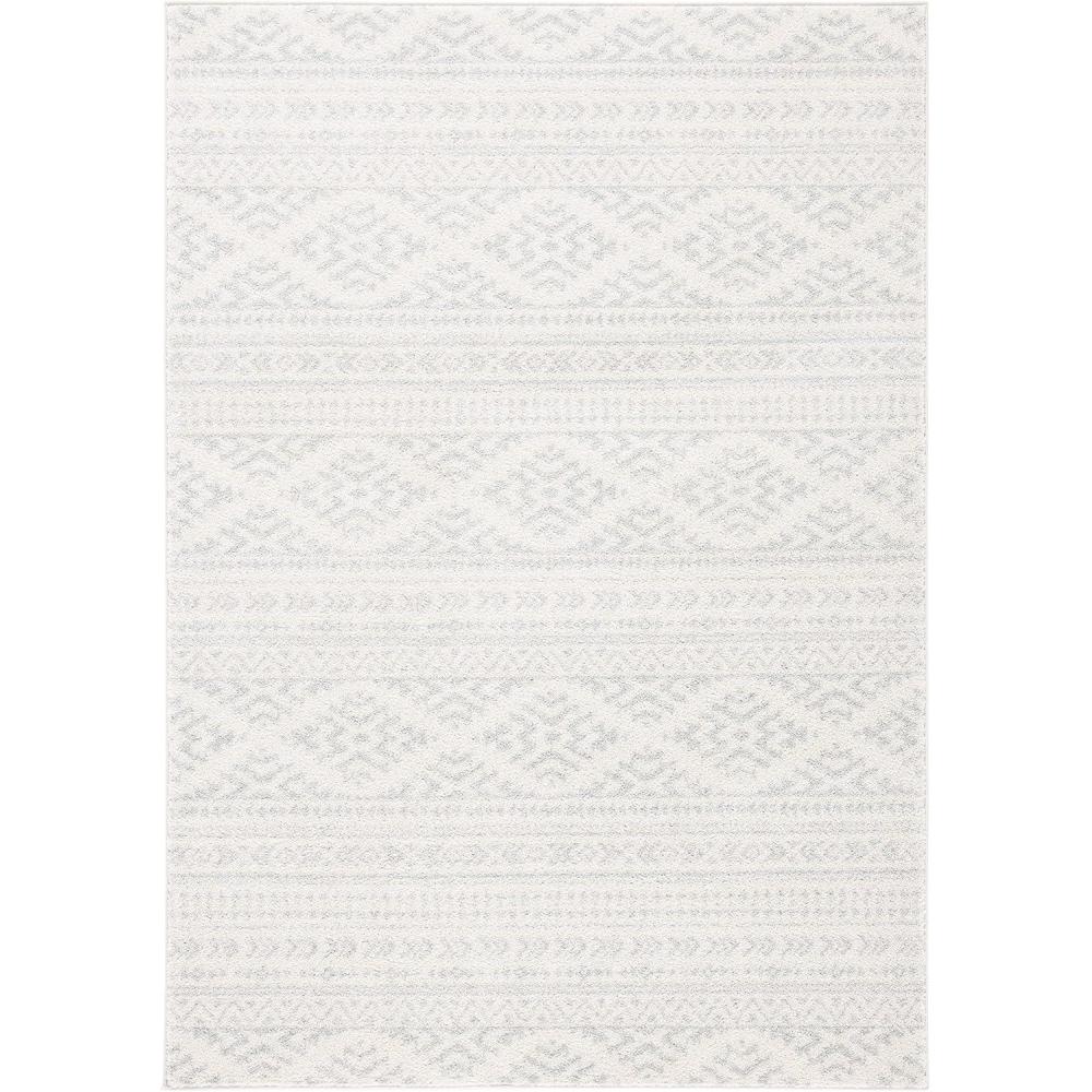 image:imageSAFAVIEH Area Rug 8x10 Tulum Collection Large Ivory amp Navy Moroccan Boho Tribal Design NonShedding amp Easy to Clean Ideal for Living Room Bedroom Dining Space TUL272DIvoryLight Grey