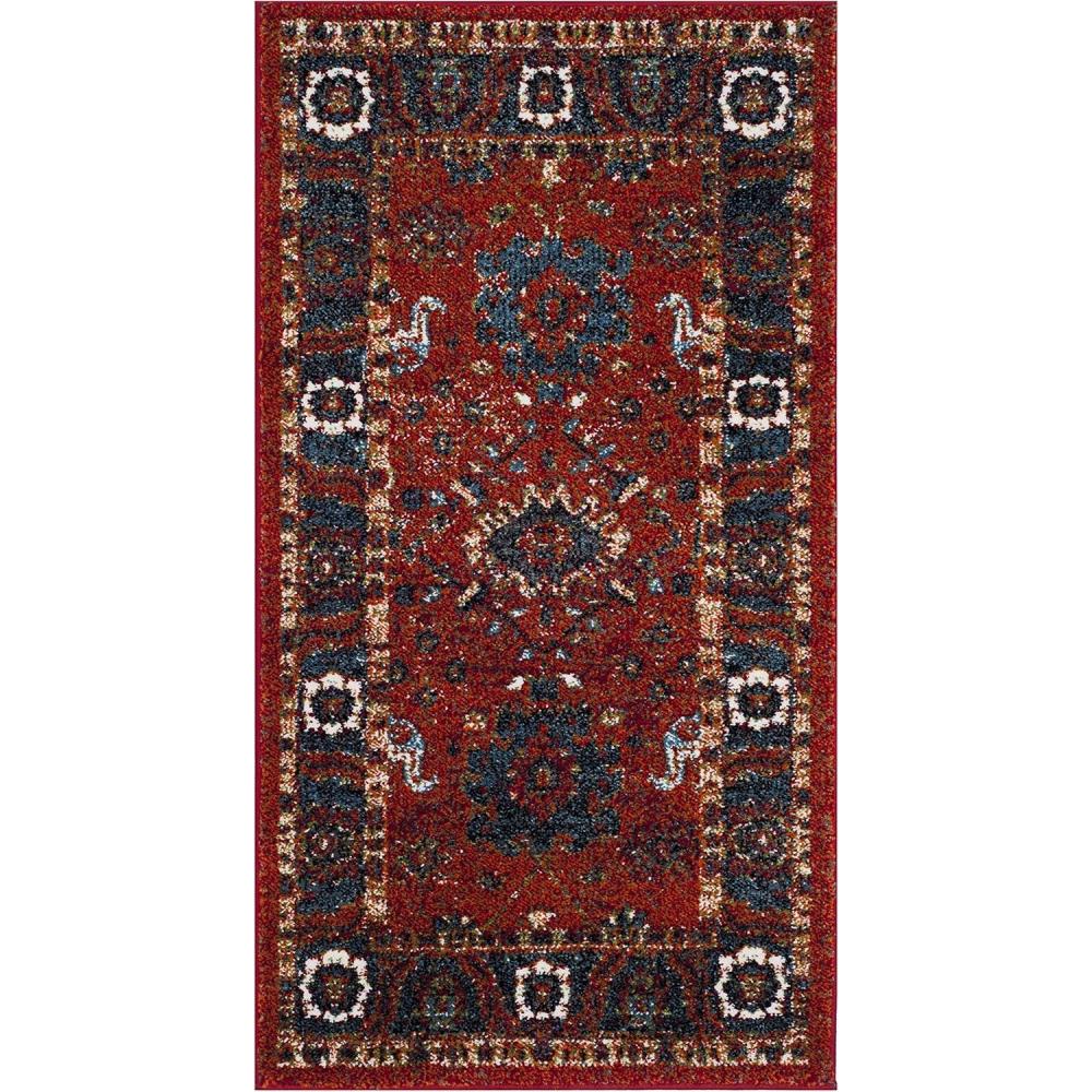 image:imageSAFAVIEH Area Rug 8x10 Vintage Hamadan Collection Large Orange amp Blue Traditional Persian Design NonShedding amp Easy to Clean Ideal for Living Room Bedroom Dining Space VTH214COrangeBlue