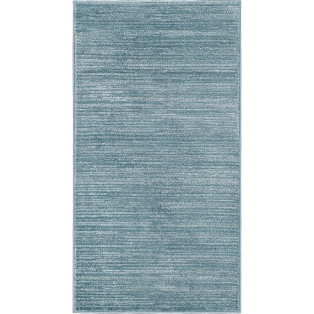 image:imageSAFAVIEH Area Rug 8x10  Vision Collection  Large  Ivory Modern Ombre Design NonShedding amp Easy to Clean Ideal for Living Room Bedroom Dining Space VSN606JAqua
