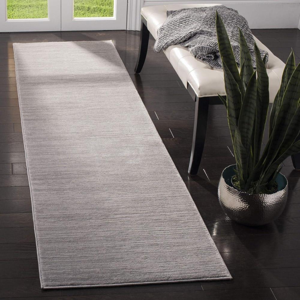 image:imageSAFAVIEH Area Rug 8x10 Vision Collection Large Ivory Modern Ombre Design NonShedding amp Easy to Clean Ideal for Living Room Bedroom Dining Space VSN606JSilver