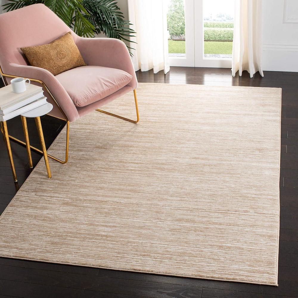 image:imageSAFAVIEH Area Rug 8x10  Vision Collection  Large  Ivory Modern Ombre Design NonShedding amp Easy to Clean Ideal for Living Room Bedroom Dining Space VSN606JCreme