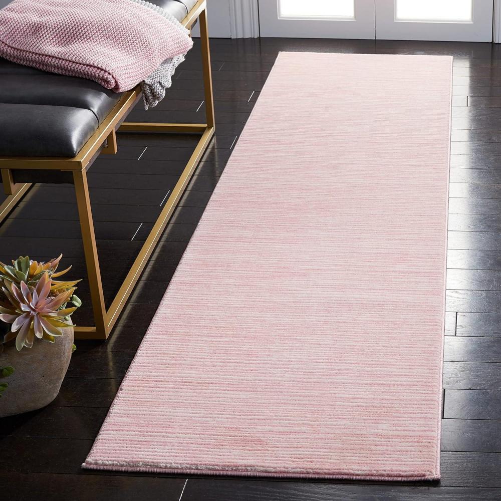 image:imageSAFAVIEH Area Rug 8x10  Vision Collection  Large  Ivory Modern Ombre Design NonShedding amp Easy to Clean Ideal for Living Room Bedroom Dining Space VSN606JPink