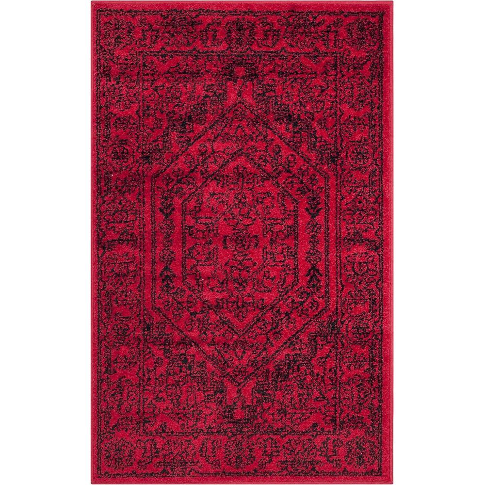 image:imageSAFAVIEH Area Rug 9x12  Adirondack Collection  Large  Navy amp Ivory Oriental Medallion Design NonShedding amp Easy to Clean Ideal for Living Room Bedroom Dining Space ADR108NRed  Black
