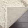 SAFAVIEH Area Rug 8×10 – Dallas Shag Collection – Large – Ivory & Beige, Trellis Pattern, Non-Shedding & Easy Cleaning, Plush Thick Pile, Ideal for Living Room, Bedroom, Dining Space (SGD257B)(Ivory/Beige)
