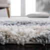 SAFAVIEH Area Rug 8×10 – Fontana Shag Collection – Large – Grey & Ivory, Non-Shedding & Easy to Clean, Plush Thick Pile, Ideal for Living Room, Bedroom, Dining Space (FNT853G)(Grey/Ivory)