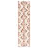 SAFAVIEH Area Rug 8×10 – Moroccan Tassel Shag Collection – Large – Ivory & Brown, Boho Design, Non-Shedding & Easy Cleaning, Plush Pile, Ideal for Living Room, Bedroom, Dining Space (MTS652A)(Orange/Ivory)