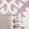 SAFAVIEH Area Rug 8×10 – Moroccan Tassel Shag Collection – Large – Ivory & Brown, Boho Design, Non-Shedding & Easy Cleaning, Plush Pile, Ideal for Living Room, Bedroom, Dining Space (MTS652A)(Pink/Ivory)
