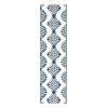 SAFAVIEH Area Rug 8×10 – Moroccan Tassel Shag Collection – Large – Ivory & Brown, Boho Design, Non-Shedding & Easy Cleaning, Plush Pile, Ideal for Living Room, Bedroom, Dining Space (MTS652A)(Navy/Ivory)