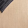 SAFAVIEH Area Rug 8×10 – Natural Fiber Collection – Large – Maize & Black, Sisal, Woven Design with Border (NF141A)(Maize/Brown)