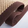 SAFAVIEH Area Rug 8×10 – Natural Fiber Collection – Large – Maize & Black, Sisal, Woven Design with Border (NF141A)(Maize/Brown)
