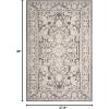SAFAVIEH Area Rug 8×10 – Reflection Collection – Large – Light Grey & Cream, Non-Shedding & Easy Cleaning, Ideal for Living Room, Bedroom, Dining Space (RFT665C)(Dark Grey/Cream)