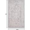 SAFAVIEH Area Rug 8×10 – Reflection Collection – Large – Light Grey & Cream, Non-Shedding & Easy Cleaning, Ideal for Living Room, Bedroom, Dining Space (RFT665C)(Light Grey/Cream)