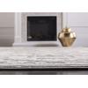 SAFAVIEH Area Rug 8×10 – Reflection Collection – Large – Light Grey & Cream, Non-Shedding & Easy Cleaning, Ideal for Living Room, Bedroom, Dining Space (RFT665C)(Dark Grey/Cream)