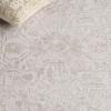 SAFAVIEH Area Rug 8×10 – Reflection Collection – Large – Light Grey & Cream, Non-Shedding & Easy Cleaning, Ideal for Living Room, Bedroom, Dining Space (RFT665C)(Creme/Ivory)