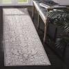 SAFAVIEH Area Rug 8×10 – Reflection Collection – Large – Light Grey & Cream, Non-Shedding & Easy Cleaning, Ideal for Living Room, Bedroom, Dining Space (RFT665C)(Dark Grey/Cream)