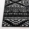 SAFAVIEH Area Rug 8×10 – Tulum Collection – Large – Ivory & Navy, Moroccan Boho Tribal Design, Non-Shedding & Easy to Clean, Ideal for Living Room, Bedroom, Dining Space (TUL272D)(Black/Ivory)