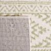 SAFAVIEH Area Rug 8×10 – Tulum Collection – Large – Ivory & Navy, Moroccan Boho Tribal Design, Non-Shedding & Easy to Clean, Ideal for Living Room, Bedroom, Dining Space (TUL272D)(Ivory/Sage)