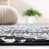 SAFAVIEH Area Rug 8×10 – Tulum Collection – Large – Ivory & Navy, Moroccan Boho Tribal Design, Non-Shedding & Easy to Clean, Ideal for Living Room, Bedroom, Dining Space (TUL272D)(Black/Ivory)