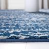 SAFAVIEH Area Rug 8×10 – Tulum Collection – Large – Ivory & Navy, Moroccan Boho Tribal Design, Non-Shedding & Easy to Clean, Ideal for Living Room, Bedroom, Dining Space (TUL272D)(Navy/Ivory)