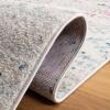 SAFAVIEH Area Rug 8×10 – Tulum Collection – Large – Ivory & Navy, Moroccan Boho Tribal Design, Non-Shedding & Easy to Clean, Ideal for Living Room, Bedroom, Dining Space (TUL272D)(Ivory/Blue)