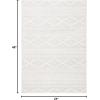 SAFAVIEH Area Rug 8×10 – Tulum Collection – Large – Ivory & Navy, Moroccan Boho Tribal Design, Non-Shedding & Easy to Clean, Ideal for Living Room, Bedroom, Dining Space (TUL272D)(Ivory/Light Grey)