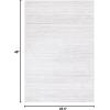SAFAVIEH Area Rug 8×10 – Vision Collection – Large – Ivory, Modern Ombre Design, Non-Shedding & Easy to Clean, Ideal for Living Room, Bedroom, Dining Space (VSN606J)(Ivory Grey)