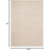 SAFAVIEH Area Rug 8×10 – Vision Collection – Large – Ivory, Modern Ombre Design, Non-Shedding & Easy to Clean, Ideal for Living Room, Bedroom, Dining Space (VSN606J)(Creme)
