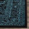 SAFAVIEH Area Rug 9×12 – Adirondack Collection – Large – Navy & Ivory, Oriental Medallion Design, Non-Shedding & Easy to Clean, Ideal for Living Room, Bedroom, Dining Space (ADR108N)(Black/Teal)