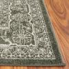 SAFAVIEH Area Rug 9×12 – Adirondack Collection – Large – Navy & Ivory, Oriental Medallion Design, Non-Shedding & Easy to Clean, Ideal for Living Room, Bedroom, Dining Space (ADR108N)(Dark Green/Ivory)
