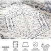 SAFAVIEH Area Rug 9×12 – Adirondack Collection – Large – Navy & Ivory, Oriental Medallion Design, Non-Shedding & Easy to Clean, Ideal for Living Room, Bedroom, Dining Space (ADR108N)(Ivory/Navy)