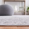 SAFAVIEH Area Rug 9×12 – Adirondack Collection – Large – Navy & Ivory, Oriental Medallion Design, Non-Shedding & Easy to Clean, Ideal for Living Room, Bedroom, Dining Space (ADR108N)(Light Grey/Dark Grey)