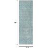 SAFAVIEH Area Rug 9×12 – Adirondack Collection – Large – Navy & Ivory, Oriental Medallion Design, Non-Shedding & Easy to Clean, Ideal for Living Room, Bedroom, Dining Space (ADR108N)(Light Grey/Teal)