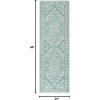 SAFAVIEH Area Rug 9×12 – Adirondack Collection – Large – Navy & Ivory, Oriental Medallion Design, Non-Shedding & Easy to Clean, Ideal for Living Room, Bedroom, Dining Space (ADR108N)(Ivory/Teal)