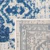 SAFAVIEH Monaco Collection Area Rug – 8′ x 11′, Violet & Light Blue, Non-Shedding & Easy to Clean, Distressed Medallion Design, Ideal for Living Room, Bedroom, Dining Space (MNC243L)(Ivory/Blue)