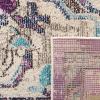 SAFAVIEH Monaco Collection Area Rug – 8′ x 11′, Violet & Light Blue, Non-Shedding & Easy to Clean, Distressed Medallion Design, Ideal for Living Room, Bedroom, Dining Space (MNC243L)(Violet/Light Blue)