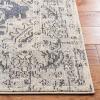 SAFAVIEH Monaco Collection Area Rug – 8′ x 11′, Violet & Light Blue, Non-Shedding & Easy to Clean, Distressed Medallion Design, Ideal for Living Room, Bedroom, Dining Space (MNC243L)(Ivory/Grey)