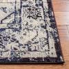 SAFAVIEH Monaco Collection Area Rug – 8′ x 11′, Violet & Light Blue, Non-Shedding & Easy to Clean, Distressed Medallion Design, Ideal for Living Room, Bedroom, Dining Space (MNC243L)(Ivory/Navy)