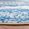 SAFAVIEH Monaco Collection Area Rug – 8′ x 11′, Violet & Light Blue, Non-Shedding & Easy to Clean, Distressed Medallion Design, Ideal for Living Room, Bedroom, Dining Space (MNC243L)(Ivory/Blue)
