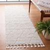 SAFAVIEH Area Rug 8×10 – Marrakesh Collection – Large – Beige, Moroccan Trellis Design with Tassel Detail, Non-Shedding & Easy to Clean, Ideal for Living Room, Bedroom, Dining Space (MRK517C)(Beige)