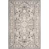 SAFAVIEH Area Rug 8×10 – Reflection Collection – Large – Light Grey & Cream, Non-Shedding & Easy Cleaning, Ideal for Living Room, Bedroom, Dining Space (RFT665C)(Dark Grey/Cream)