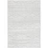 SAFAVIEH Area Rug 8×10 – Tulum Collection – Large – Ivory & Navy, Moroccan Boho Tribal Design, Non-Shedding & Easy to Clean, Ideal for Living Room, Bedroom, Dining Space (TUL272D)(Light Grey/Ivory)