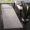 SAFAVIEH Area Rug 8×10 – Vision Collection – Large – Ivory, Modern Ombre Design, Non-Shedding & Easy to Clean, Ideal for Living Room, Bedroom, Dining Space (VSN606J)(Silver)