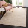 SAFAVIEH Area Rug 8×10 – Vision Collection – Large – Ivory, Modern Ombre Design, Non-Shedding & Easy to Clean, Ideal for Living Room, Bedroom, Dining Space (VSN606J)(Creme)