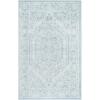 SAFAVIEH Area Rug 9×12 – Adirondack Collection – Large – Navy & Ivory, Oriental Medallion Design, Non-Shedding & Easy to Clean, Ideal for Living Room, Bedroom, Dining Space (ADR108N)(Slate/Ivory)