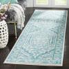 SAFAVIEH Area Rug 9×12 – Adirondack Collection – Large – Navy & Ivory, Oriental Medallion Design, Non-Shedding & Easy to Clean, Ideal for Living Room, Bedroom, Dining Space (ADR108N)(Ivory/Teal)