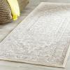 SAFAVIEH Area Rug 9×12 – Adirondack Collection – Large – Navy & Ivory, Oriental Medallion Design, Non-Shedding & Easy to Clean, Ideal for Living Room, Bedroom, Dining Space (ADR108N)(Ivory/Silver)