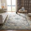 image:imageSAFAVIEH Monaco Collection Area Rug  8 x 11 Violet amp Light Blue NonShedding amp Easy to Clean Distressed Medallion Design Ideal for Living Room Bedroom Dining Space MNC243LGreyLight Blue