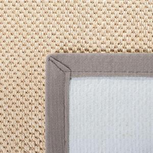 SAFAVIEH Area Rug 8×10 – Natural Fiber Collection – Large – Maize & Black, Sisal, Woven Design with Border (NF141A)(Maize/Grey)