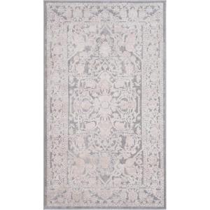 SAFAVIEH Area Rug 8×10 – Reflection Collection – Large – Light Grey & Cream, Non-Shedding & Easy Cleaning, Ideal for Living Room, Bedroom, Dining Space (RFT665C)(Light Grey/Cream)